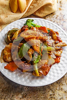 Szechuan Chicken Chinese Vegetables