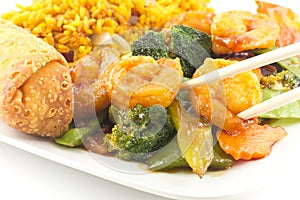 Szechuan Shrimp with Chinese Vegetables