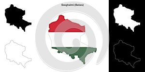 Szeghalmi outline map