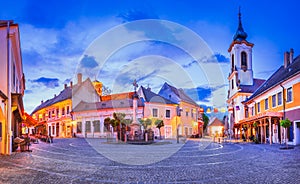 Szentendre, Hungary - Beautiful downtown, Danuber riverbank