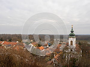 Szentendre overview from Bartok Bela street, Hungary photo