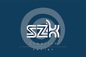 SZK Creative Unique Modern Letter Logo Design