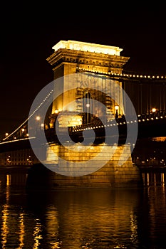 SzÃÂ©chenyi Chain Bridge in Budapest photo