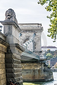 SzÃÂ©chenyi Chain Bridge, Budapest, Hungary photo