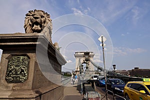 The SzÃ©chenyi Chain Bridge,Budpest,