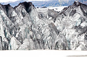 SÃÂ³lheimajÃÂ¶kull Glacier, Katla Geopark, Southern Iceland. photo