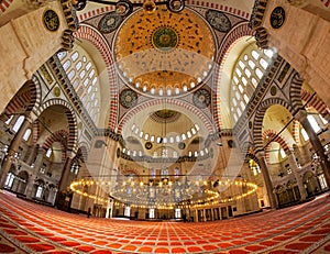 SÃÂ¼leymaniye Camii Mosque Interiors photo