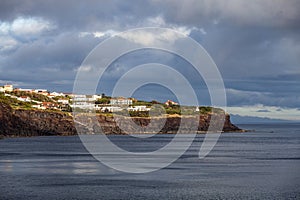 São Jorge is an Azores island in the Atlantic Ocean. It is separated from Pico Island by a strait 15 kilometers wide.