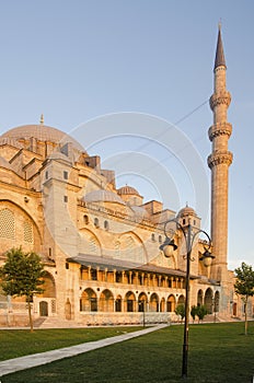 SÃ¼leymaniye Mosque at dawn