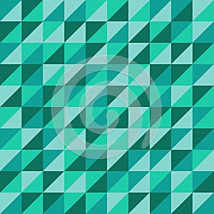 Seamless vector pattern with green triangles.