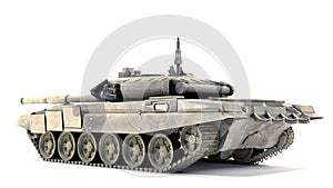 T-90 Main Battle Tank, on white background