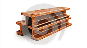 T-beams isolated on white background