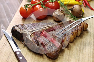 T-bone steak