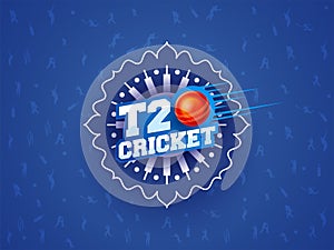 T20 Cricket text on blue background.