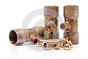 T-joint connection pipe of Air-conditioner or Refrigerant system