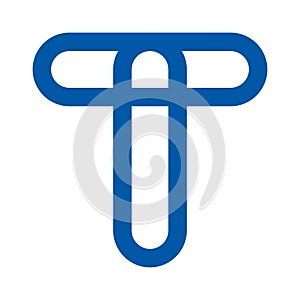T letter logo icon template 4