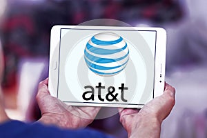 AT&T mobile operator logo