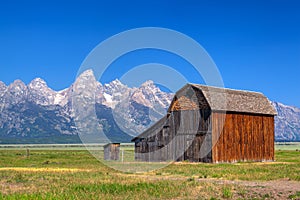 The T. A. Moulton Barn is a historic barn in Wyoming, United Sta photo