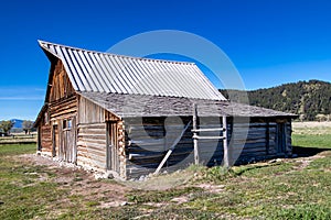 T.A. Moulton Barn in Mormon Row Historic District in Grand Teton National Park, Wyoming