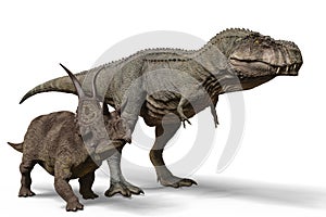 T-rex vs diabloceratops