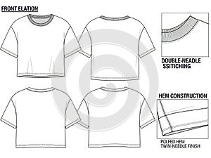 T-shirt design illustration isolated on white background