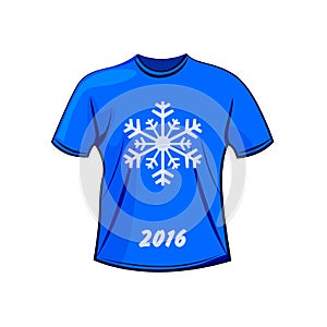 T-shirt design for winter