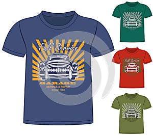 T-Shirt Garage Design