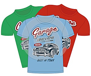 T-Shirt Garage Design