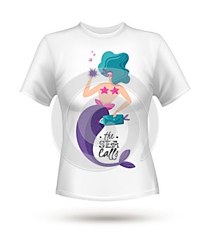 T-Shirt Mermaids Design
