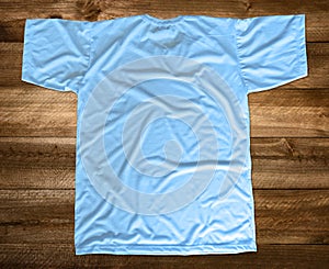 T-shirt for mockup | Color Babyblue | View: Back