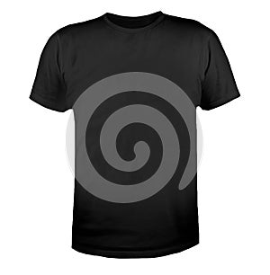 T-shirt mockup isolated on white