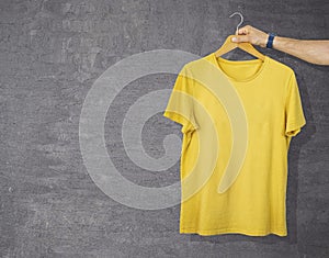 T-shirt mockup and template on isolated background for fashion and textile designer