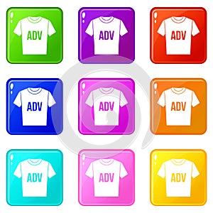 T-shirt with print ADV set 9