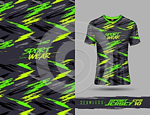 T-shirt seamless template designs for extreme sports background, racing jersey design, soccer jerseyrt wear