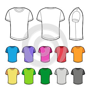 T-shirt in various colors - 2.