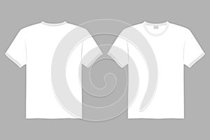 T Shirt Vector Templates Front and Back