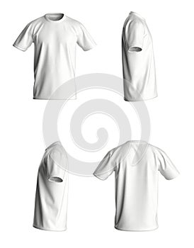 T-Shirt White Template