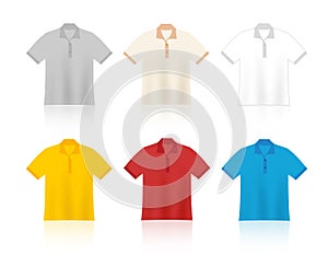 T-shirts blank templates