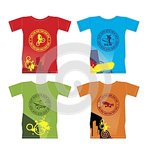 T-shirts for extreme sports 1