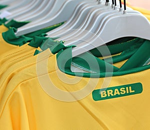 t-shirts with the text BRASIL which means Brazil photo