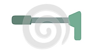 T-Square Drafting Tool Vector Icon, Architecture and Technical Drawing, vector design Generative AI