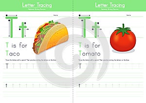 T for Taco and T for Tomato