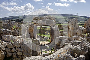 Ta Hagrat Temple | main door megalithic estructure photo