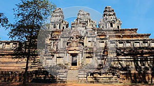 Ta Keo, an ancient Hindu temple dedicated to Shiva, located in Cambodia