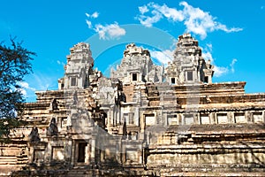 Ta Keo Temple in Angkor. a famous Historical site(UNESCO World Heritage) in Angkor, Siem Reap, Cambodia.