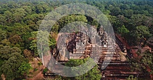 Ta keo Temple, Angkor Wat, Aerial View, Siem Reap, Cambodia