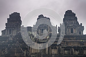 Ta Keo is the temple in the world, it rains in the rainy season. Late 10th century. Cambodia, 2019