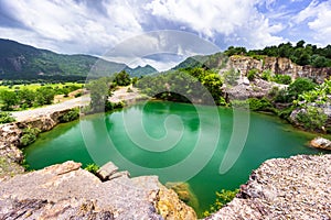 Ta Pa lake, An Giang provience, Vietnam photo