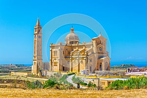 Ta' Pinu basilica of Gharb on Gozo island, Malta, Europe