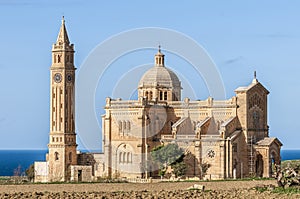 Ta' Pinu church near Gharb in Gozo, Malta